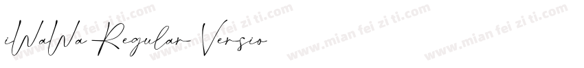 iWaWa Regular Versio字体转换